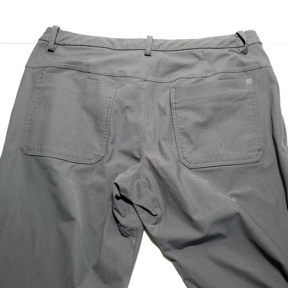 Lululemon Pants Mens 36x33 Gray ABC Chino 5 Pocket - Picture 4 of 8